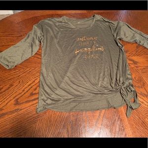 Cato XL side knot Fall shirt NEW